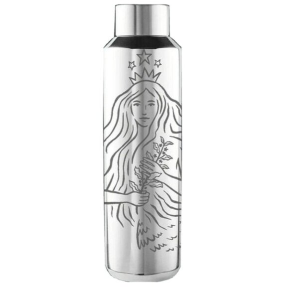 Starbucks Siren 50th Anniversary Stainless Steel TRAVEL Water Bottle 20 Oz - Picture 2 of 16